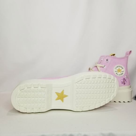 Converse CTAS Platform Lugged Hi Tops youth size 5.5   Lilac A07388C  NWT - Picture 9 of 10